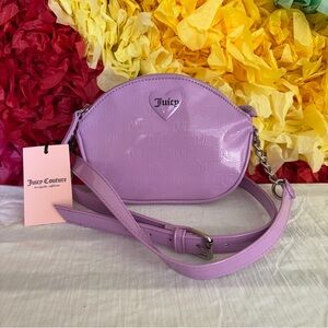 NWT Juicy Violet Tulle Effortless Glossy Crossbody Bag
